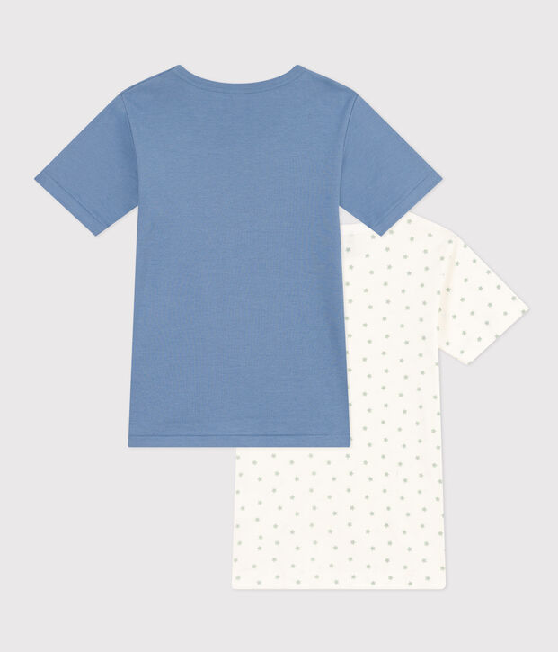Children's Short-Sleeved Cotton Star T-shirts - 2-Pack multicolor