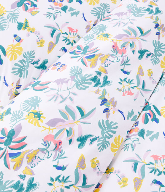 Jungle Print Poplin Bedlinen MARSHMALLOW white/MULTICO white