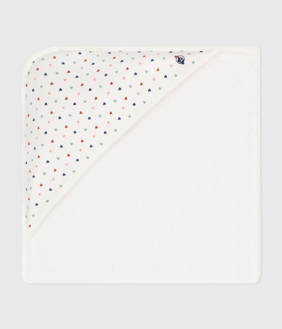 Cotton bath square MARSHMALLOW white/MULTICO white