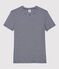 Women's Iconic Cotton Round Neck T-Shirt SMOKING blue/MARSHMALLOW white