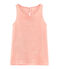 Women's iridescent linen sleeveless top ROSAKO pink/COPPER pink