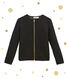 women's quilted cardigan