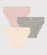 Girls' Openwork Cotton Briefs - 3-Pack