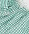 Children's long-sleeved printed cotton blouse green/white