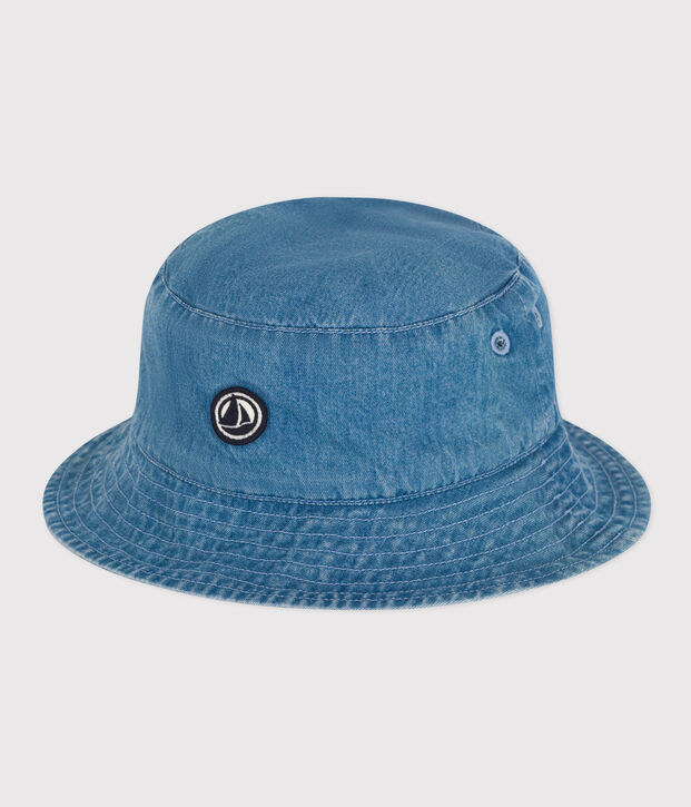 Kids' Blue Denim Bucket Hat blue