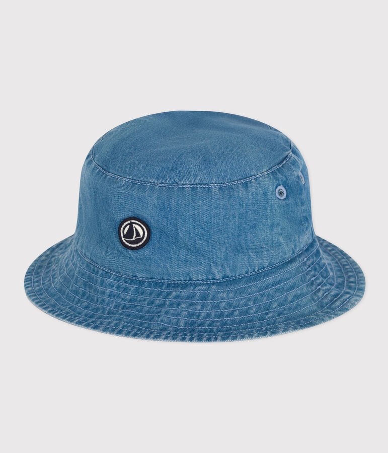 Kids' Blue Denim Bucket Hat blue