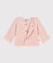 Babies' Moss Stitch Knit Cardigan SALINE pink