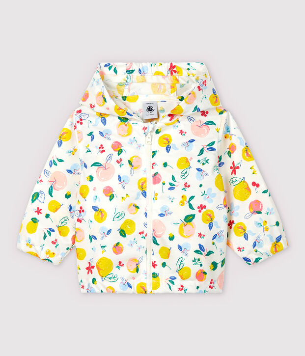 Baby Boys' Waterproofed Knit Windbreaker white/multicolor
