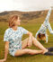 Floral Cotton Snugfit Pyjamas MARSHMALLOW white/ROVER