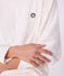 Women's plain cotton terry pyjamas MILK Ecru
