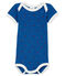 Baby Boys' Short-Sleeved Bodysuit MARSHMALLOW white/MULTICO white