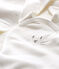 Babies' Square Bath Towel & Comforter in Terry and Tube Knit MARSHMALLOW white/MULTICO white