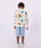 Children's printed cotton sweatshirt Ecru/multicolor