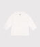 Babies' poplin shirt ECUME white