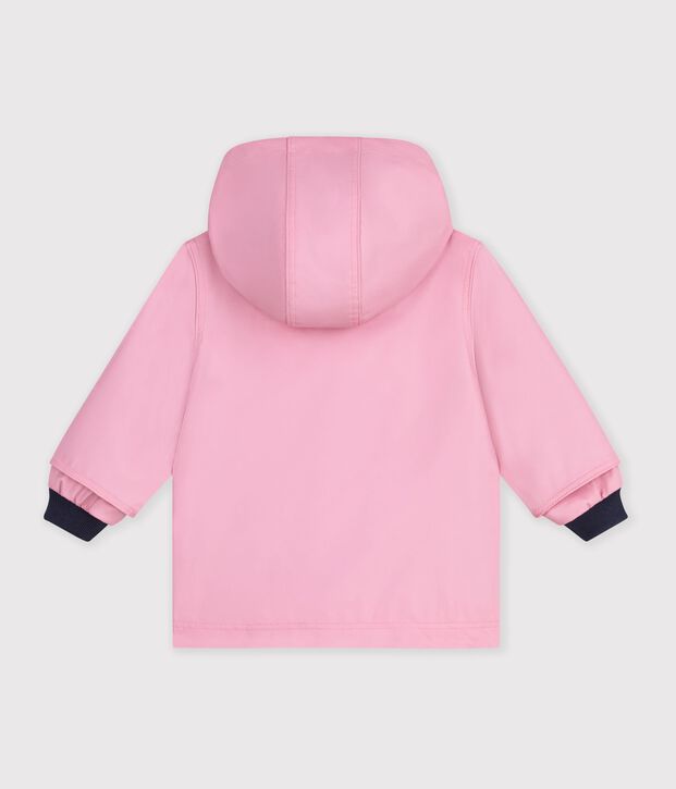 Babies' iconic plain raincoat pink