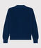 Women's Fisherman's Rib Cotton Cardigan INCOGNITO blue