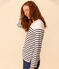 Women's Breton Cotton Top MARSHMALLOW white/SMOKING blue