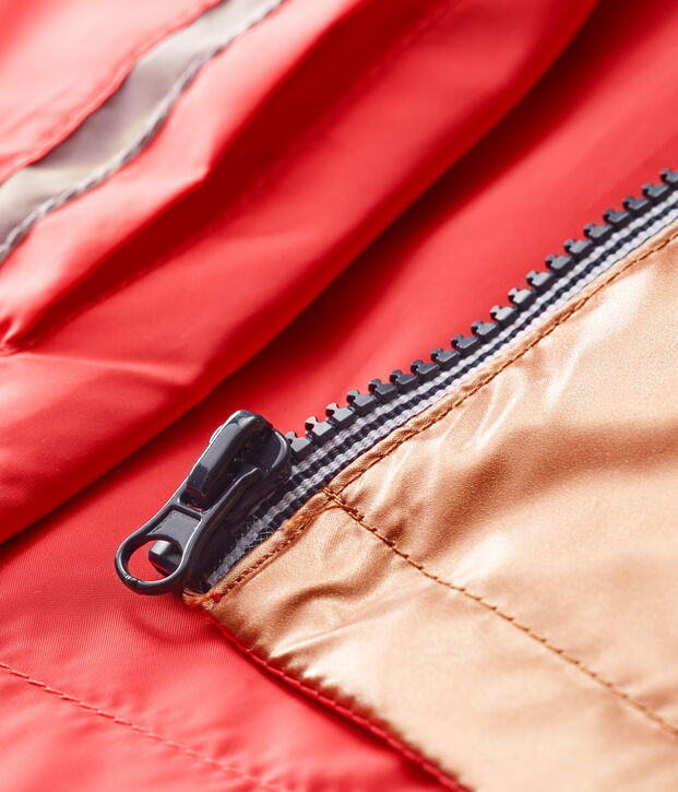 Baby girls' reversible windbreaker pink/blue