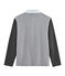 Boys' Rugby Polo Shirt SUBWAY grey/CITY black