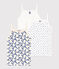 Girls' Paris Cotton Vests - 3-Pack variante 1