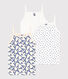 Girls' Paris Cotton Vests - 3-Pack