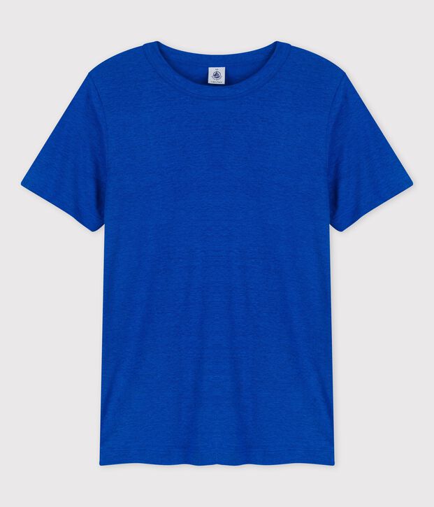 Women's Iconic Linen T-Shirt blue