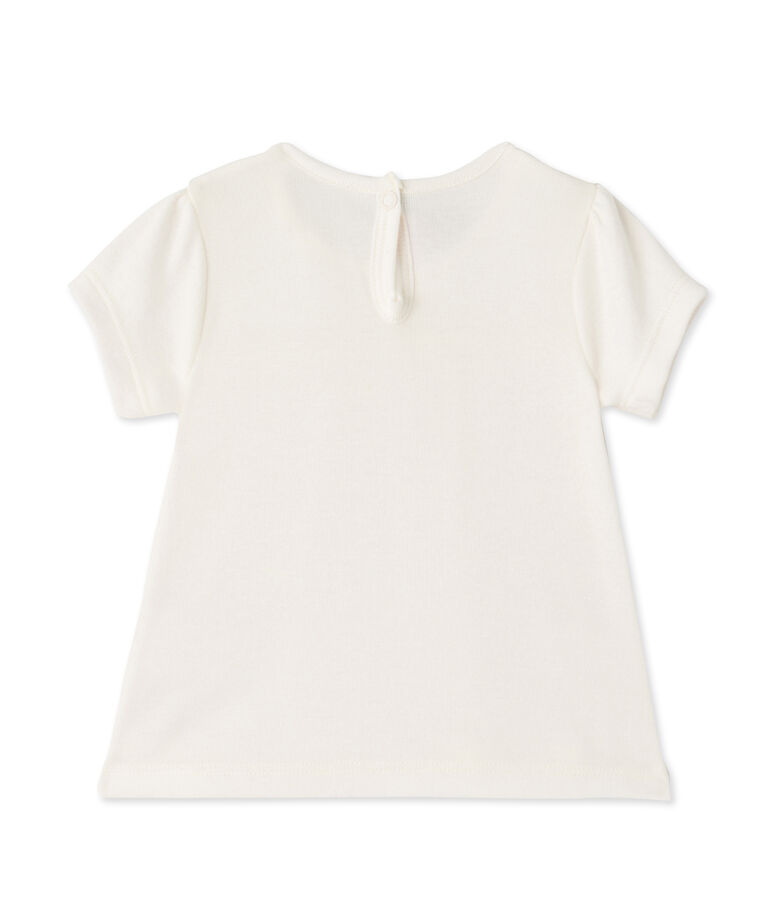 Baby girls' tee white