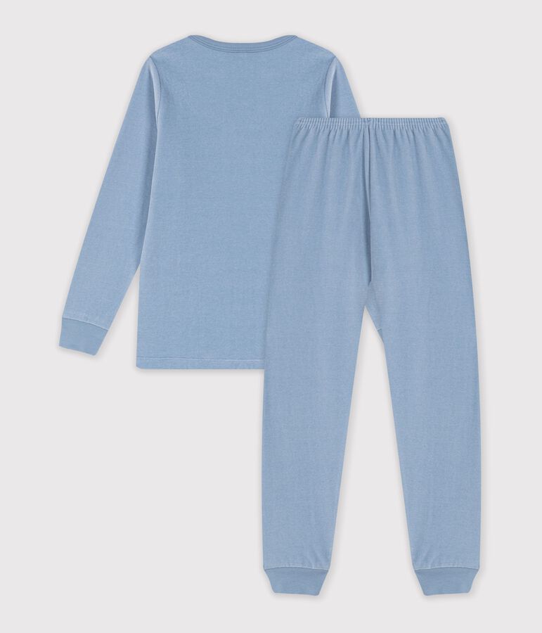 Children's velour pyjamas blue