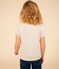 Girls' Slub Jersey T-shirt AVALANCHE Ecru