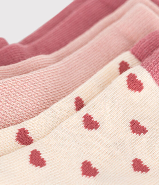 Babies' heart-pattern cotton socks - 3-Pack variante 1