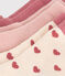 Babies' heart-pattern cotton socks - 3-Pack variante 1