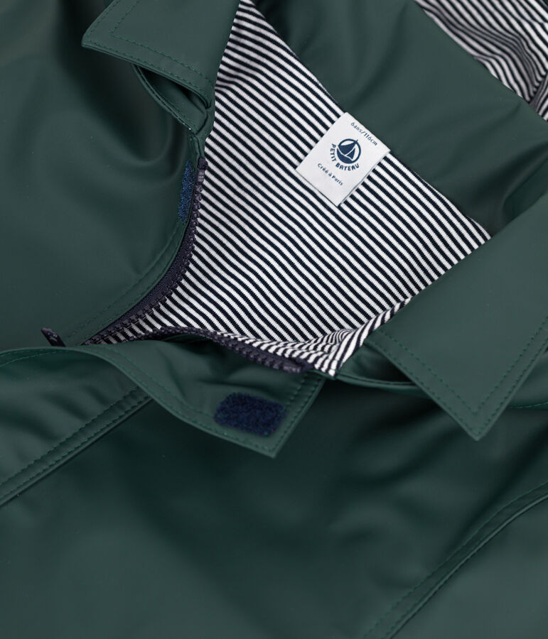 CHILDREN'S UNISEX ICONIC RECYCLED RAINCOAT green