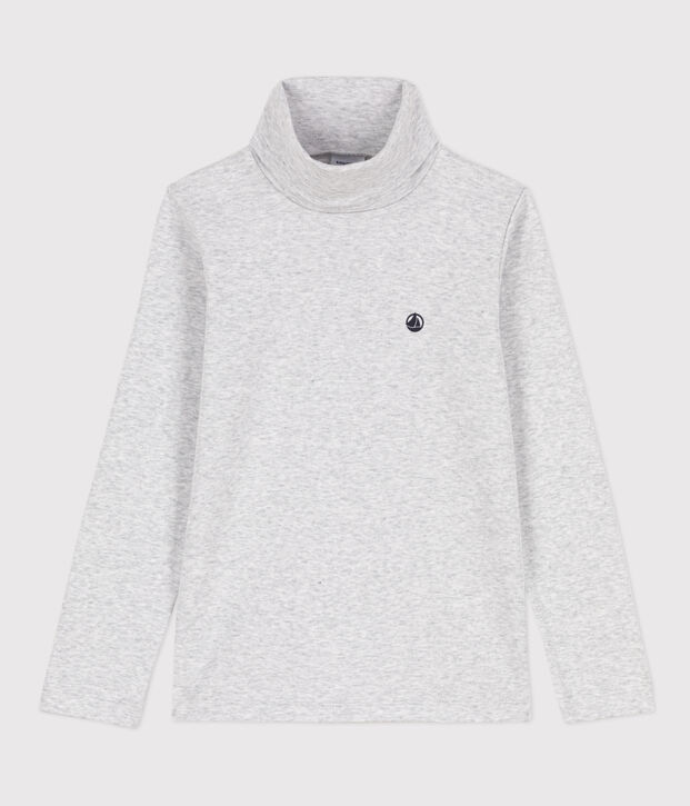 Children's Unisex Cotton Polo Neck grey
