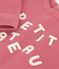 Babies' fleece sweatshirt ROSEWOOD pink