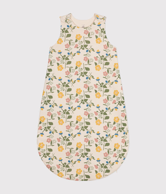 Babies' Floral Cotton TOG 2 Sleeping Bag AVALANCHE white/MULTICO