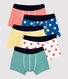 Boys' Organic Cotton Boxer Shorts - 5-Pack
