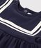 Babies' Organic Cotton Sailor Dress SMOKING blue