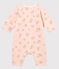 Baby Girls' Tube Knit Sleepsuit FLEUR+FONTAINE pink/MULTICO blue