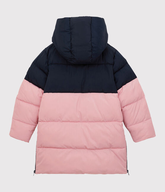 Unisex Long Coat SMOKING blue/CHARME pink