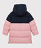 Unisex Long Coat SMOKING blue/CHARME pink