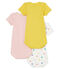 Baby Girls' Short-Sleeved Bodysuit - 3-Piece Set variante 1