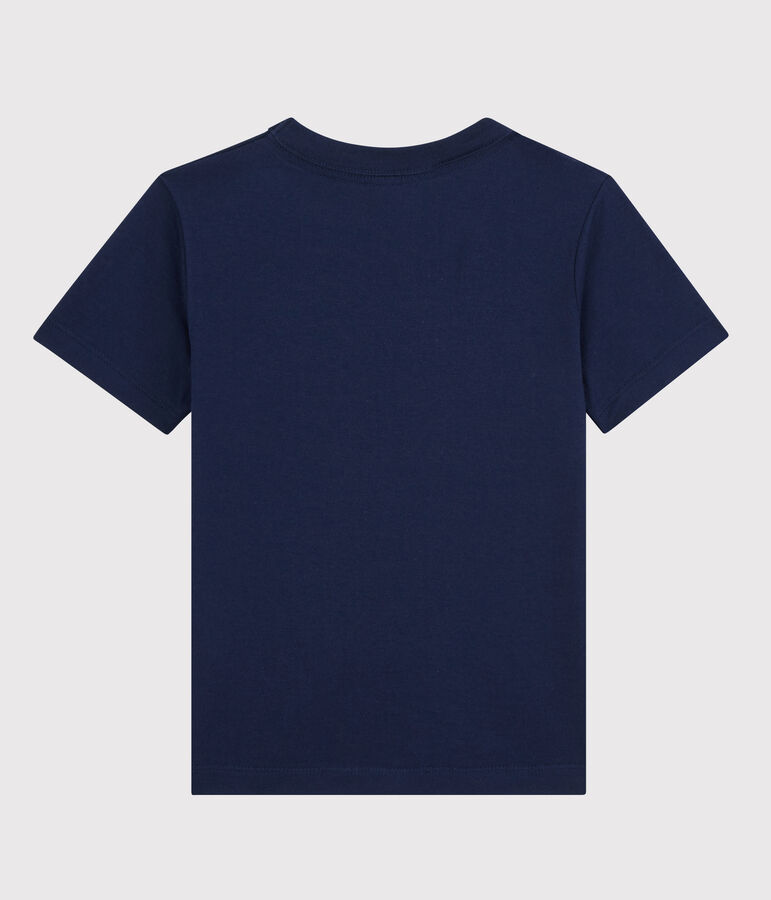 Boys' Short-Sleeved Cotton T-Shirt blue