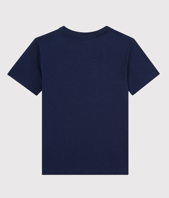 Boys' Short-Sleeved Cotton T-Shirt MEDIEVAL blue