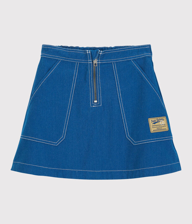 Girls' Serge Skirt blue