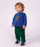 Babies' plain corduroy trousers green