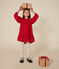 Little girls' long-sleeved dress AURORA red