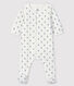 Babies' Koala Print Organic Cotton Velour Bodyjama