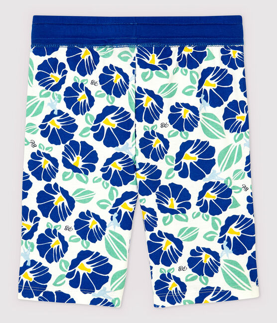Boys' Cotton Bermuda Shorts MARSHMALLOW white/MULTICO white