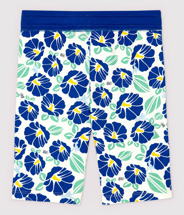 Boys' Cotton Bermuda Shorts white/multicolor