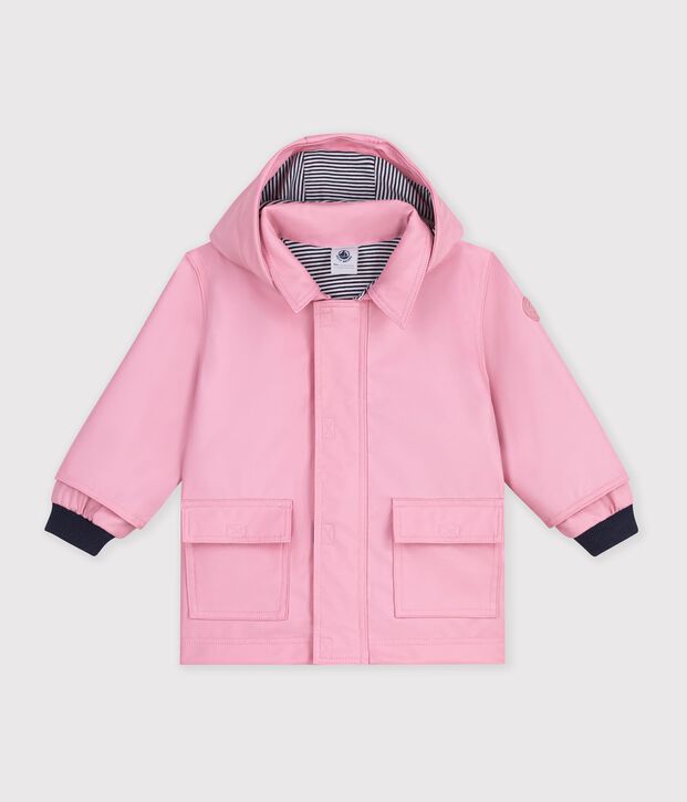 Babies' iconic plain raincoat pink